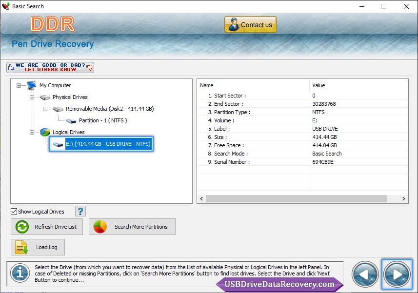 Usb drive data recovery