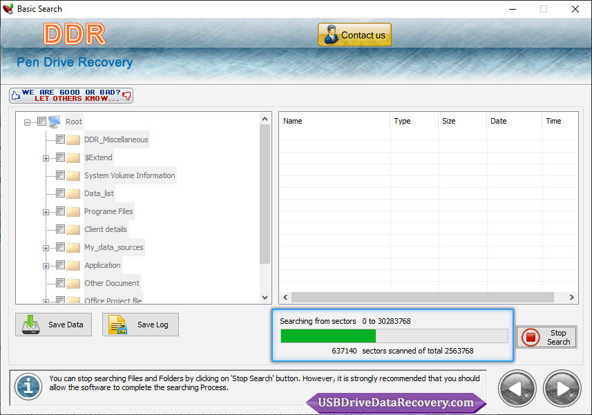 Usb drive data recovery