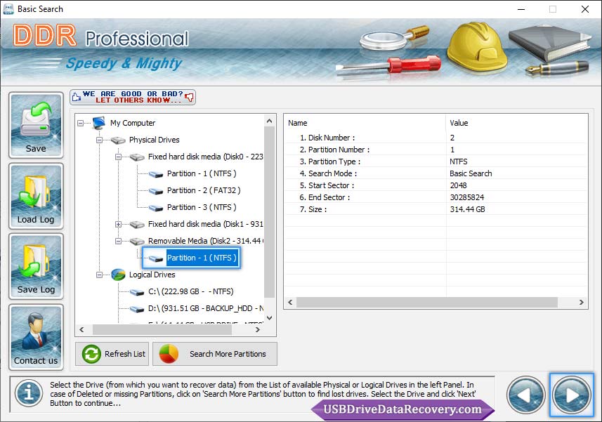 DDR Professional Data Recovery Software